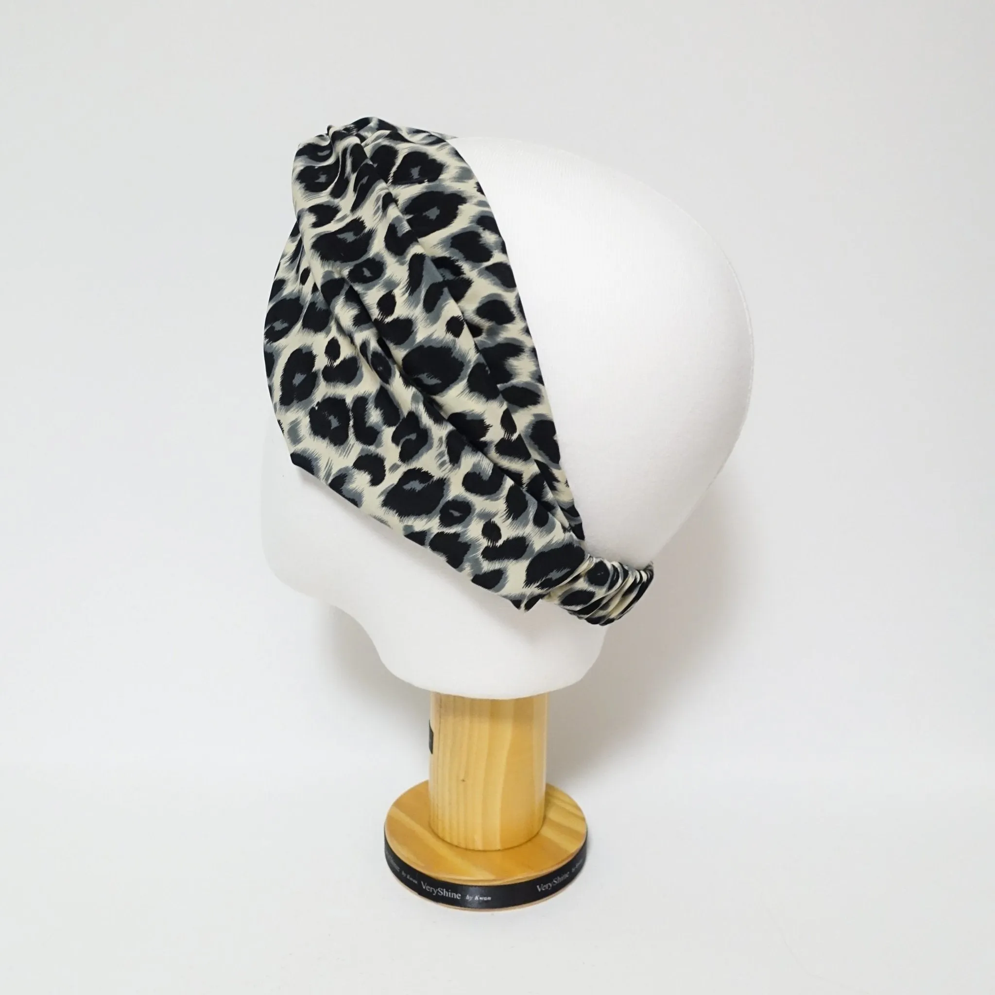 soft leopard print fashion hair turban women trendy headband