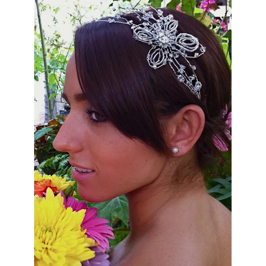 Spring Fantasy Crystal Wedding Headband