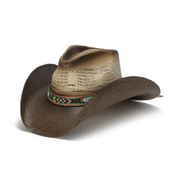 Stampede Hats - Color Bead Two Tone Cowboy Hat