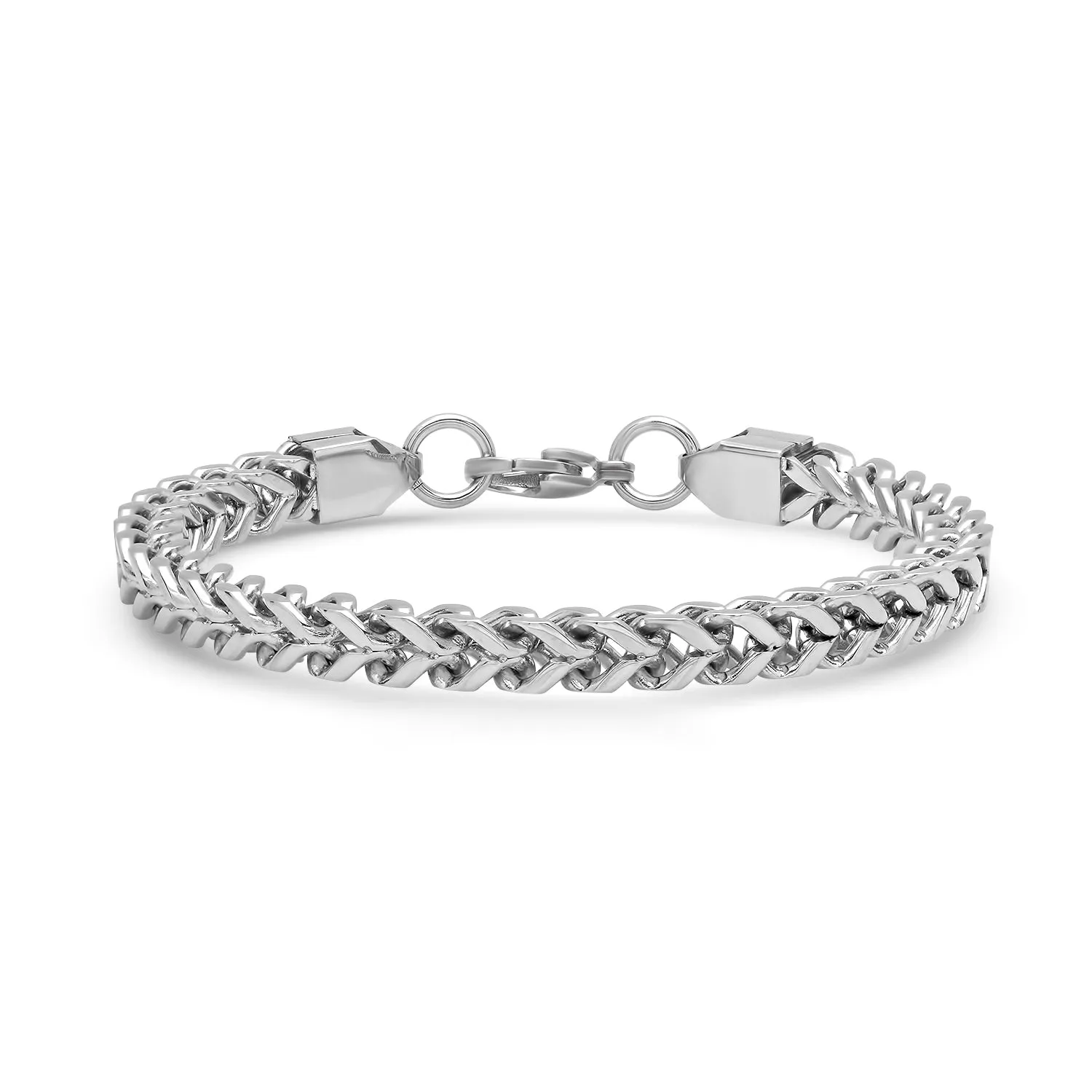 SteelTime 3D Franco Chain Link Bracelet