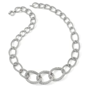 Sterling Silver Woven Necklace