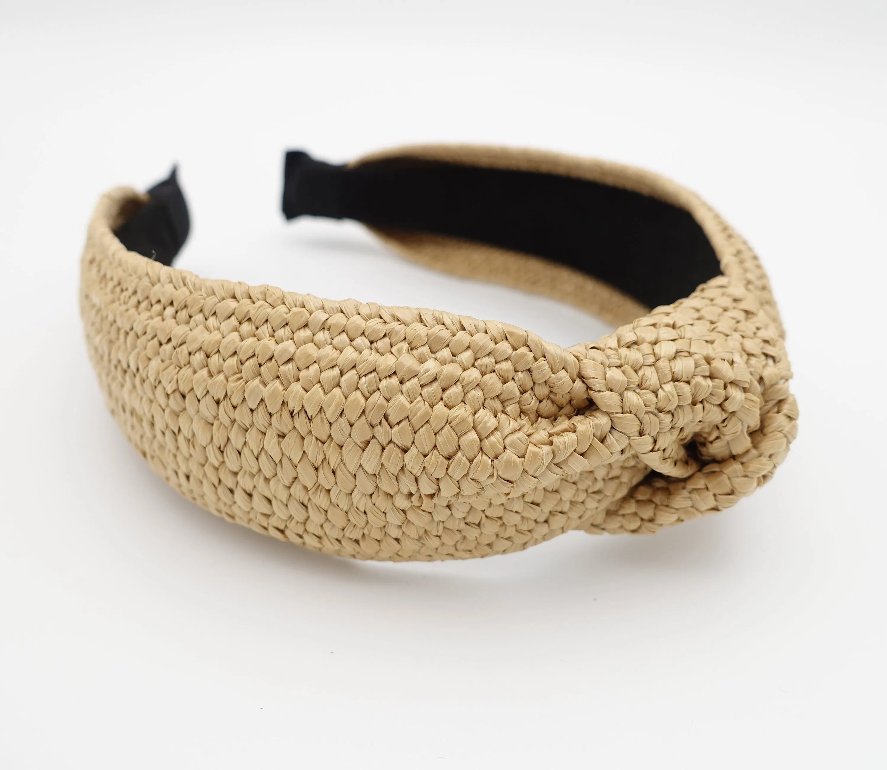 straw women headband vacation rattan hairband woman hair accessories