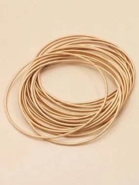 Stretchy Guitar String Bracelet Set