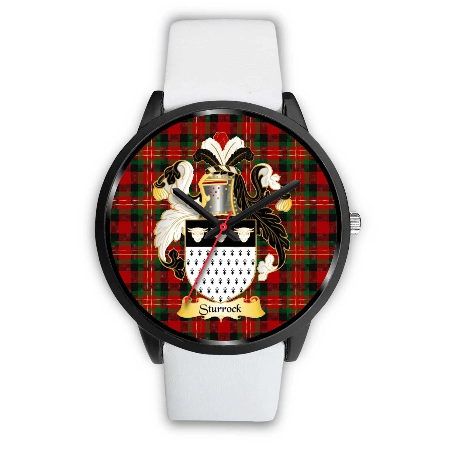 Sturrock Clan Badge Tartan Black Watch