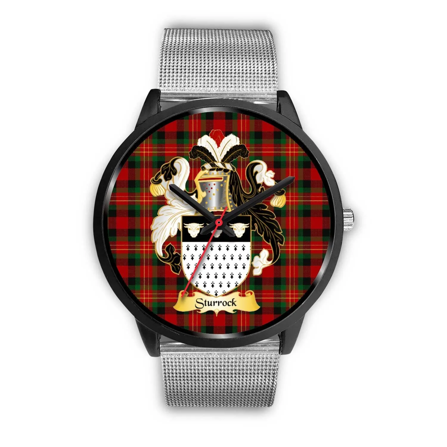 Sturrock Clan Badge Tartan Black Watch