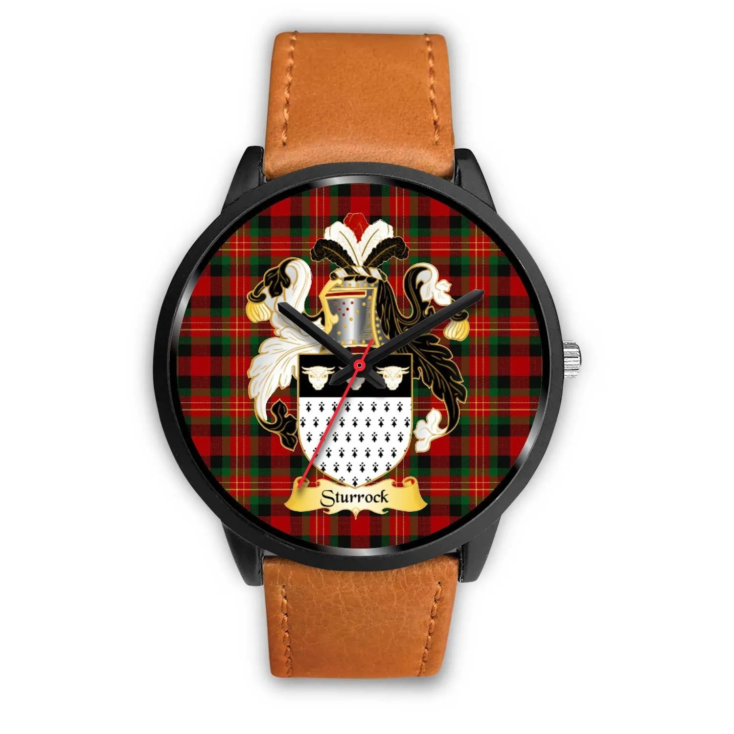 Sturrock Clan Badge Tartan Black Watch