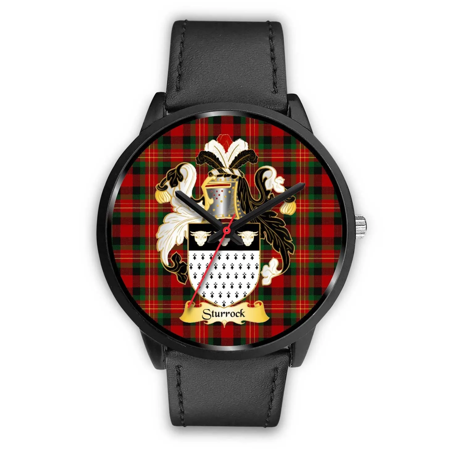 Sturrock Clan Badge Tartan Black Watch