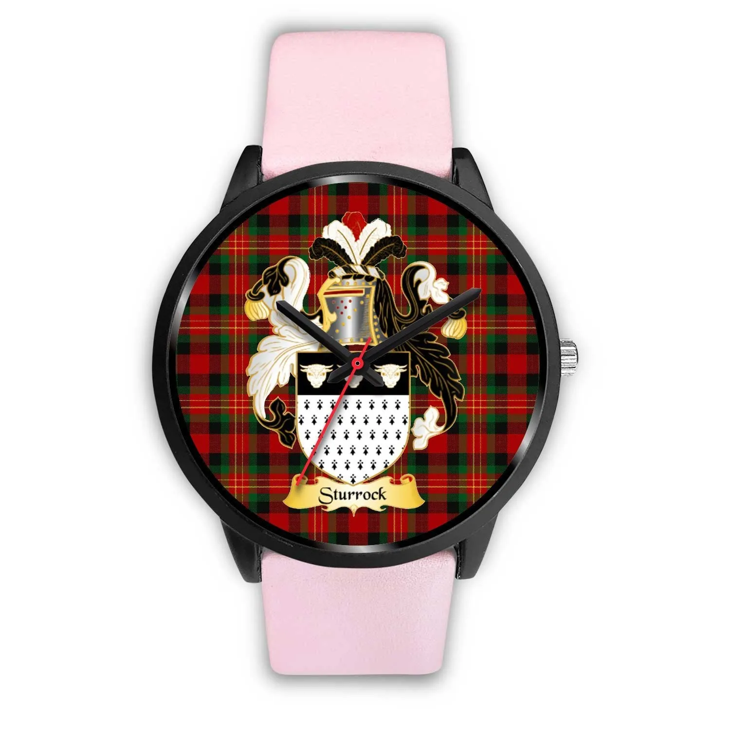 Sturrock Clan Badge Tartan Black Watch