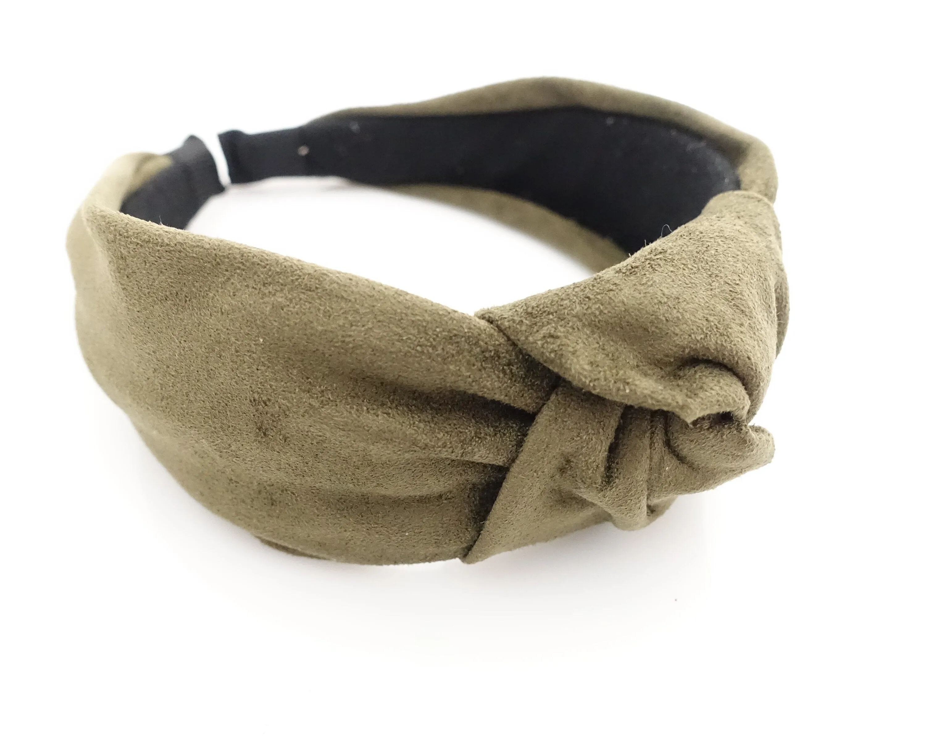 suede knotted  headband basic fashion hairband woman hair accessory