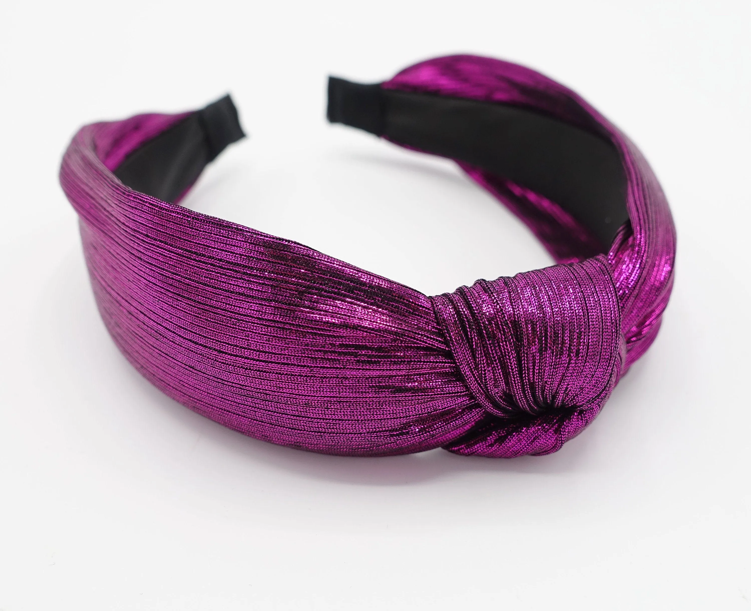 super glossy knot headband glitter hairband women hair accessory