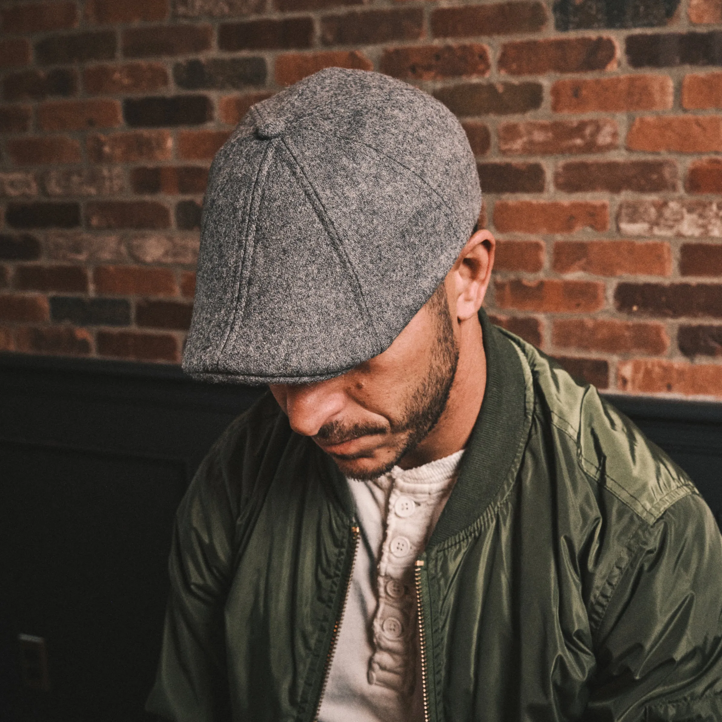 The Peaky Boston Scally Cap - Allston Grey