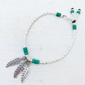 THREE FEATHERS BRACELET