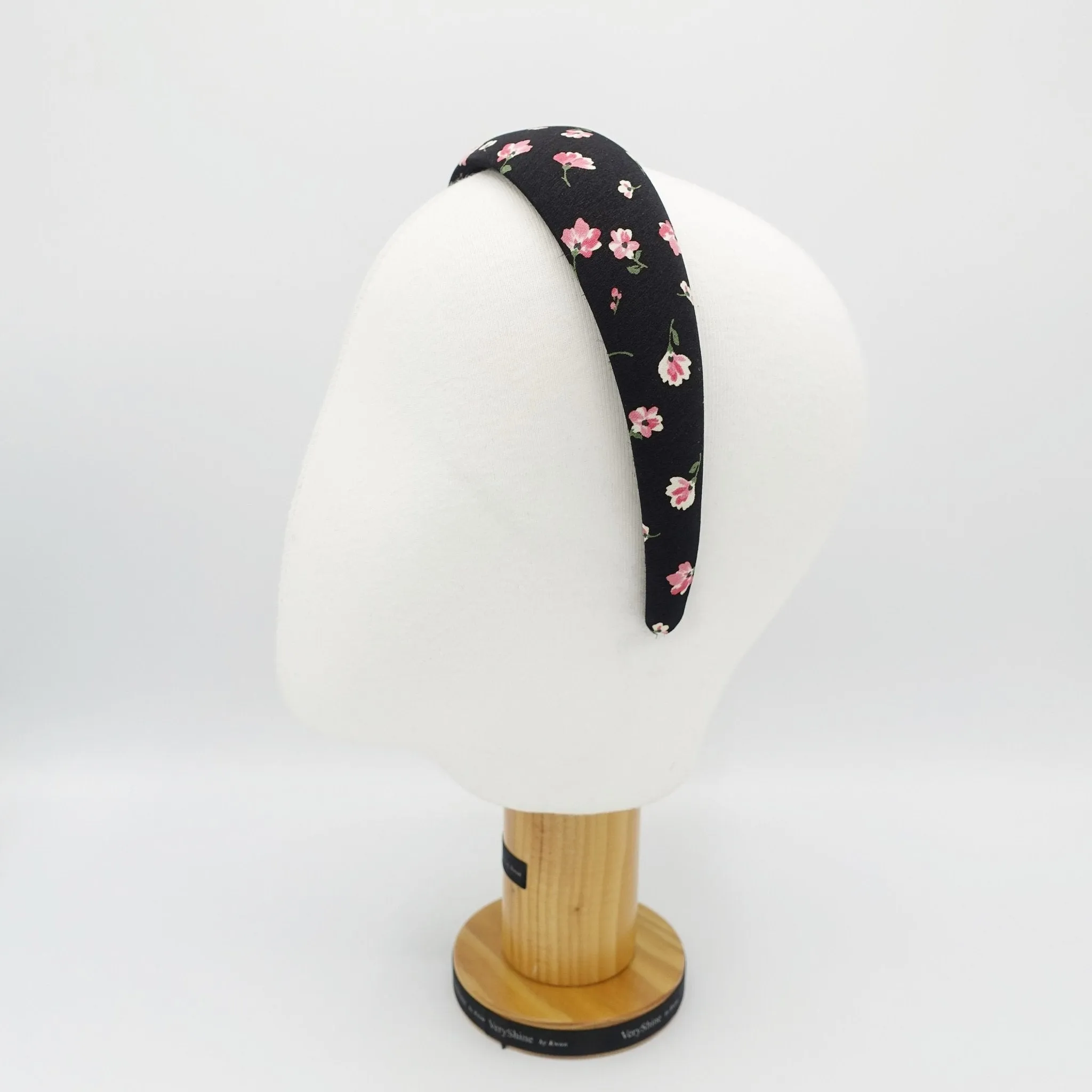 tiny floral padded headband flower print hairband hair accessory for women