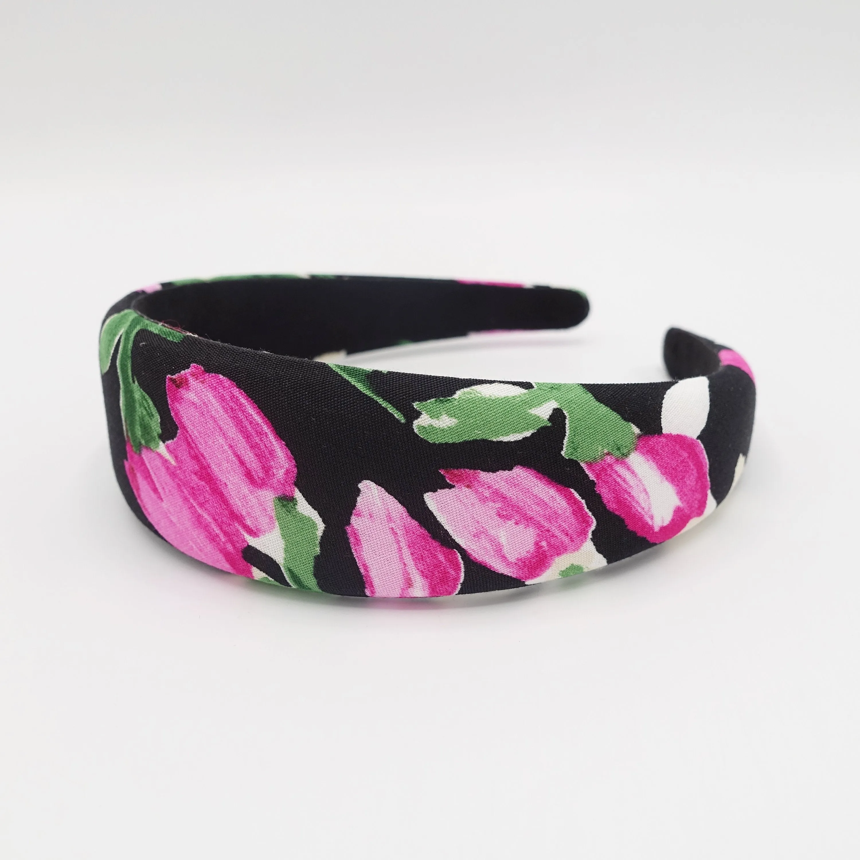 tulip print headband padded hairband for women