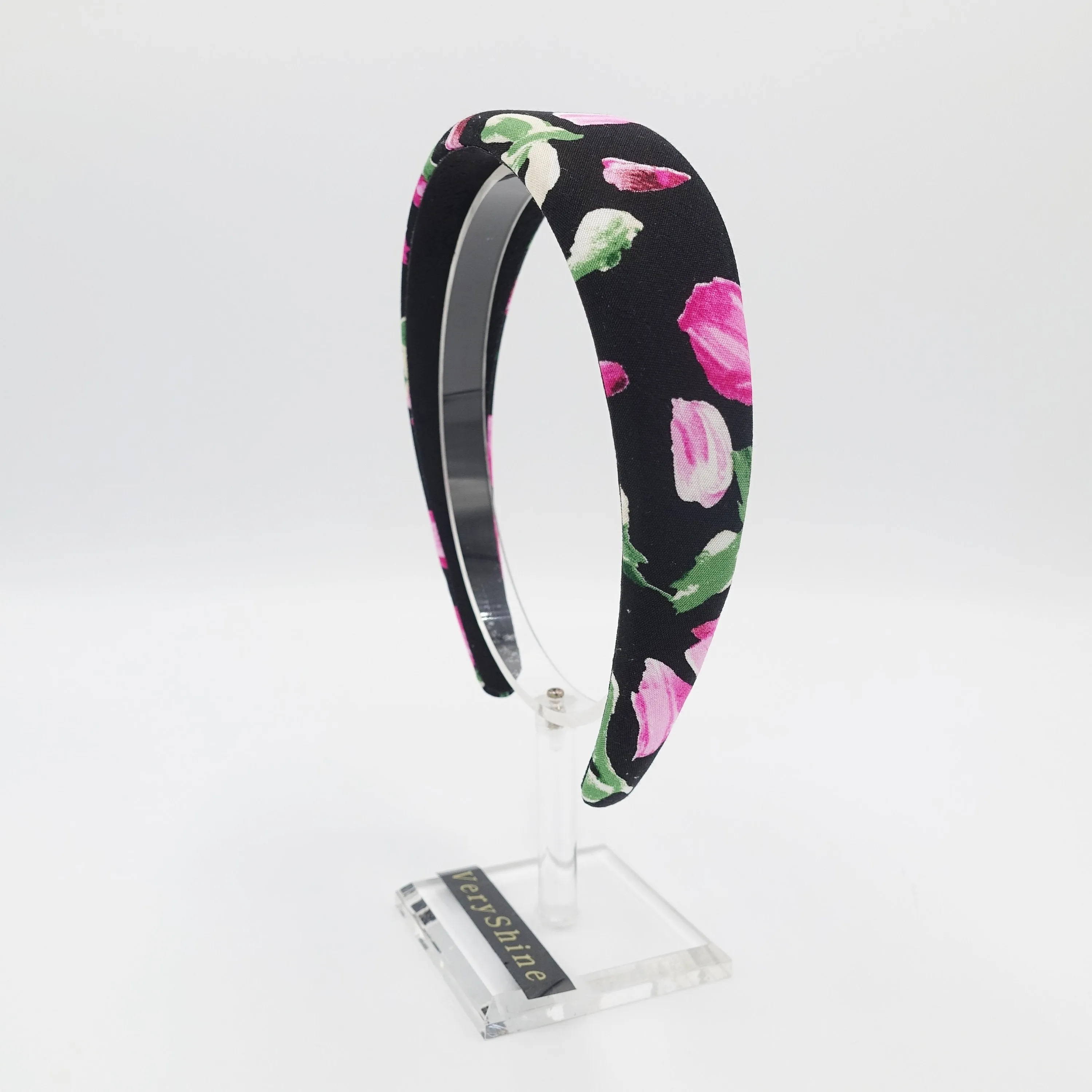 tulip print headband padded hairband for women