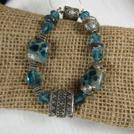 Turquoise Handmade Artisan Bangle Bracelet