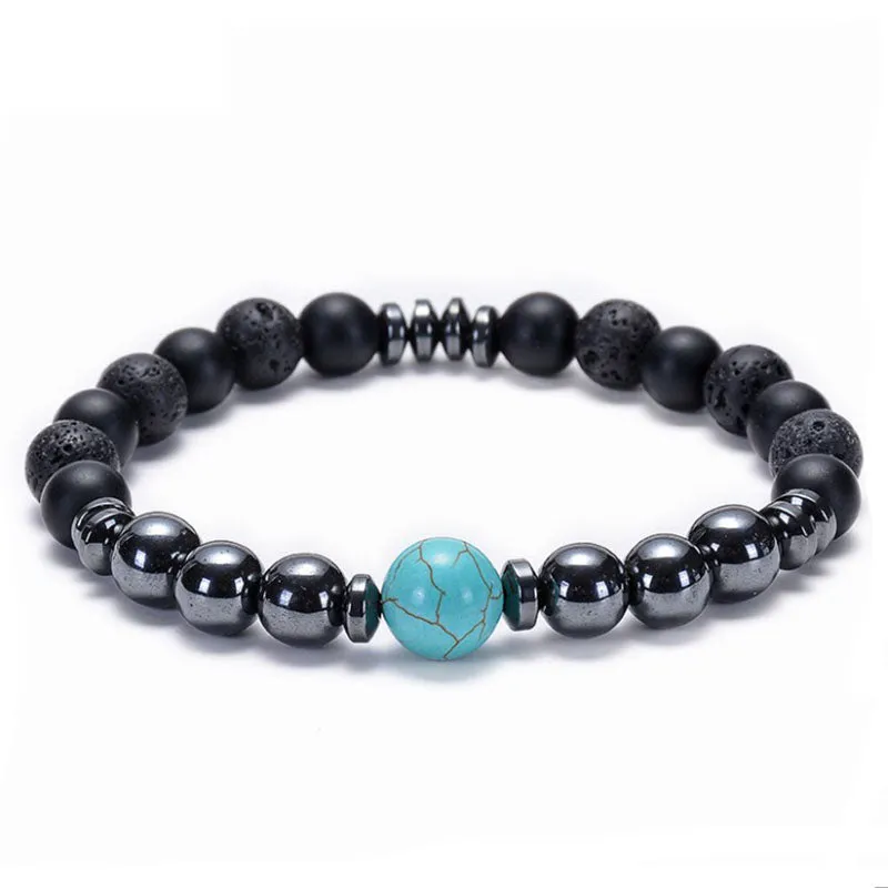 Turquoise Lava Stone Bracelet