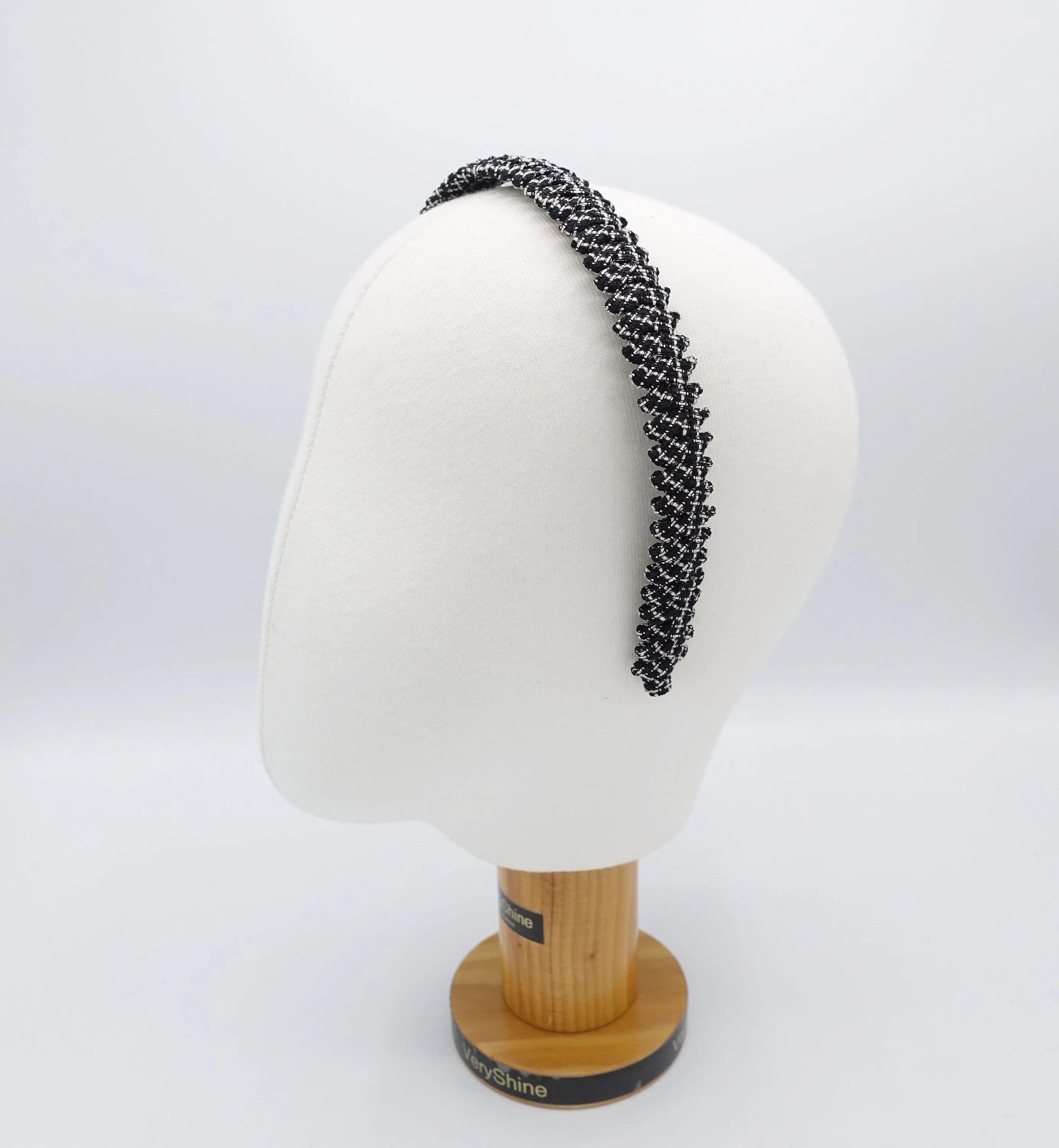 tweed saw headband, casual headband for women