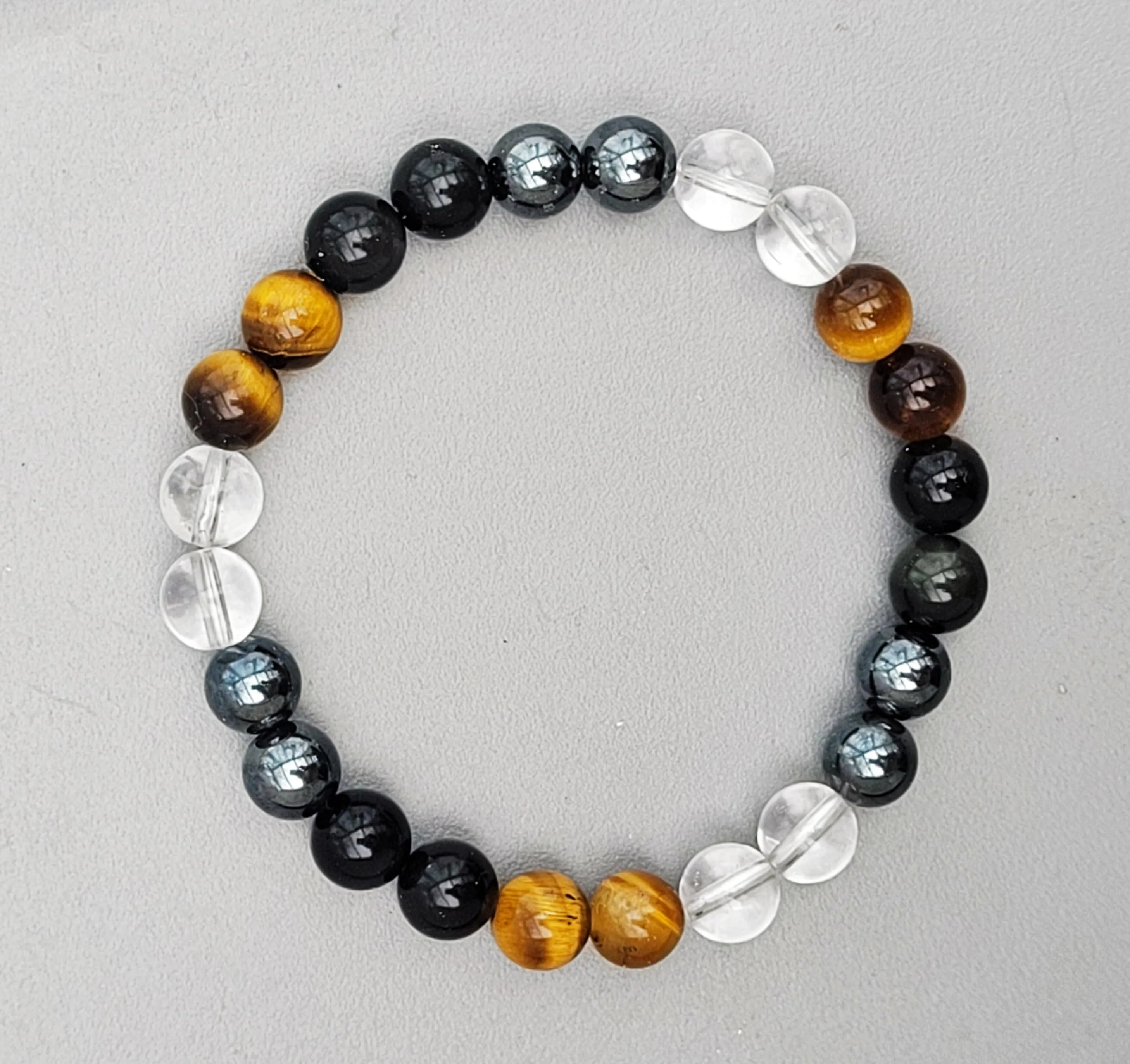 Ultimate Protection Bracelet, Accident and Negative Energy Protection Bracelet, Good Luck Bracelet, Beaded Bracelet, Unisex Crystal Healing