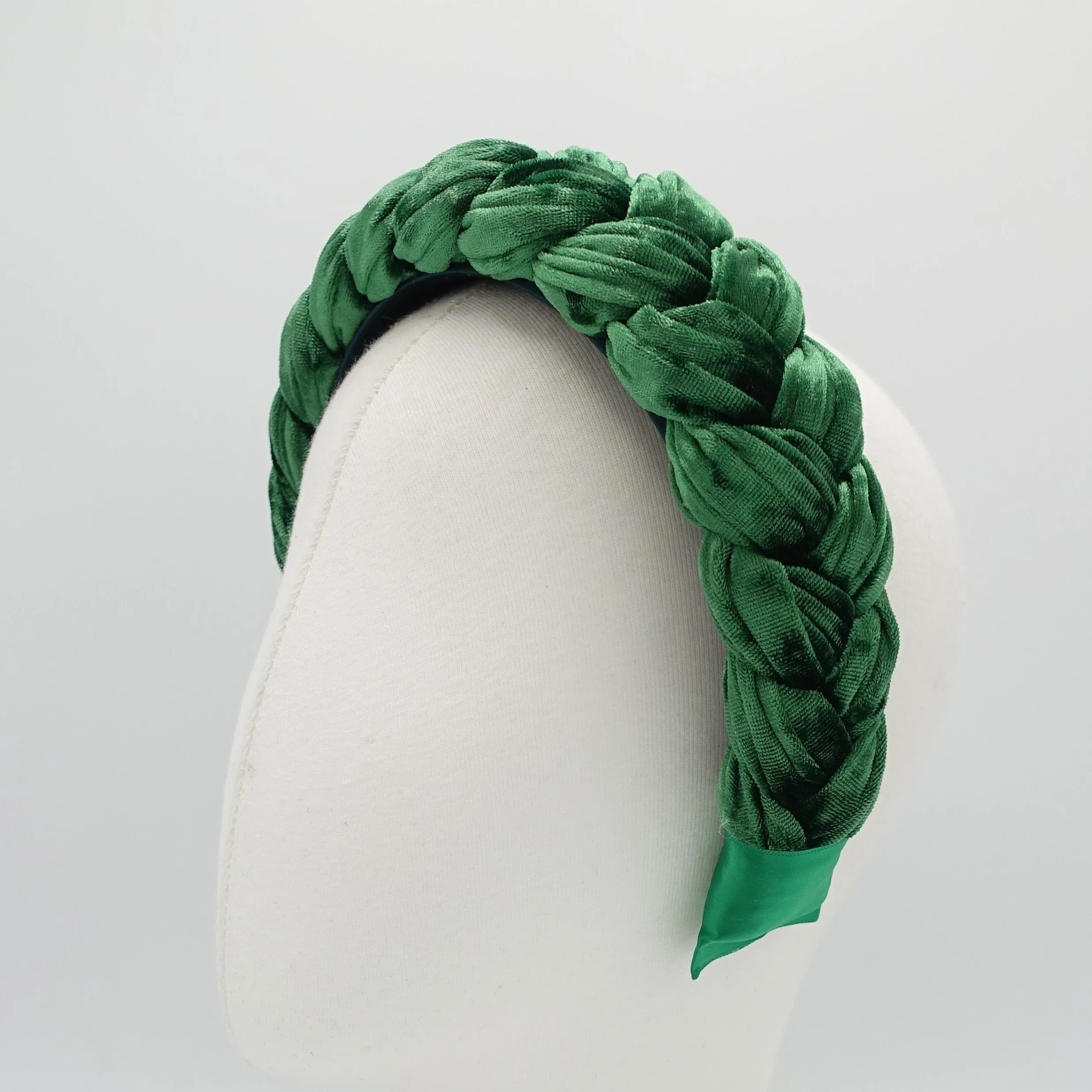 velvet braided headband crushed velvet wide hairband stylish woman hair accessory