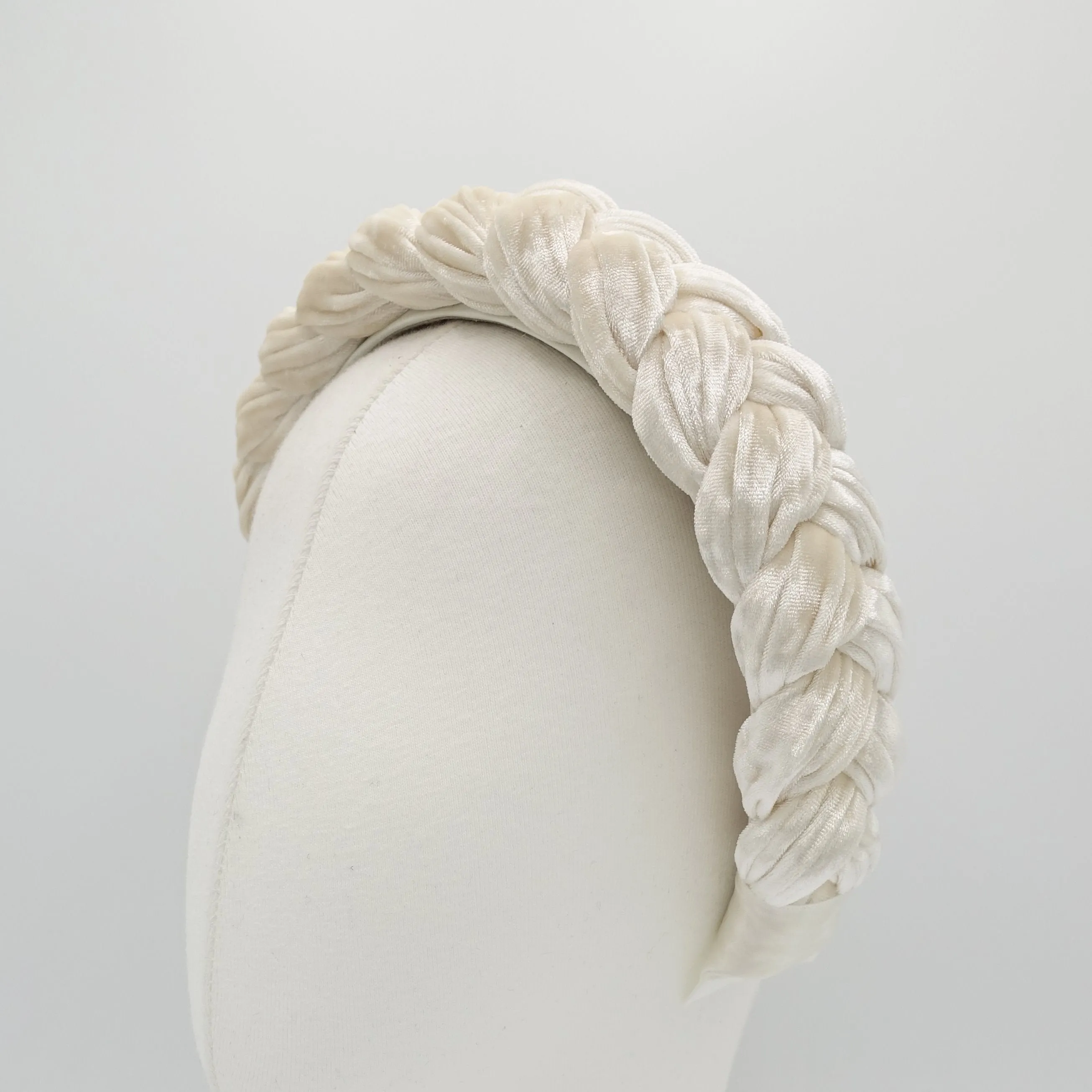 velvet braided headband crushed velvet wide hairband stylish woman hair accessory