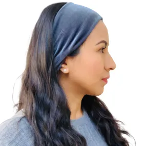 Velvet Headband (Gray)