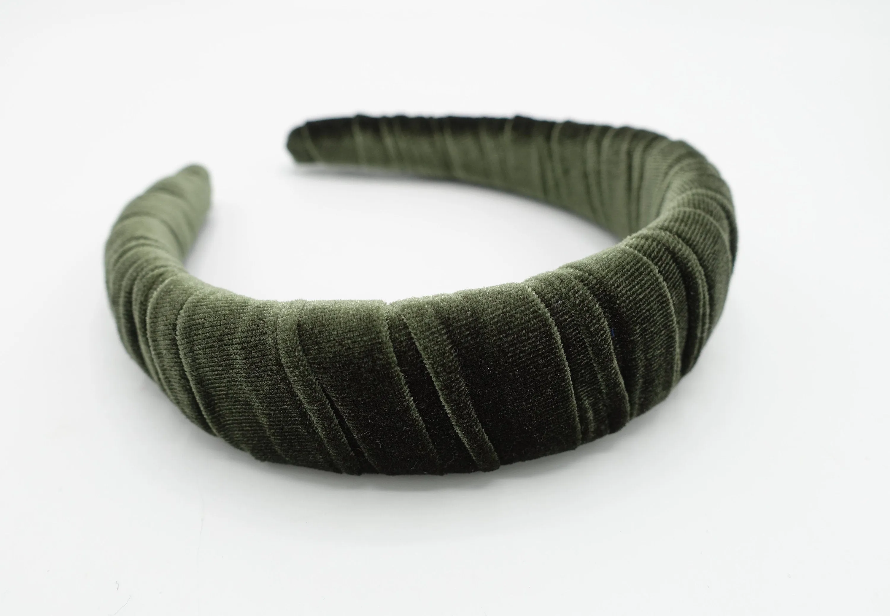 velvet wrap padded headband fashion hair accessory for women