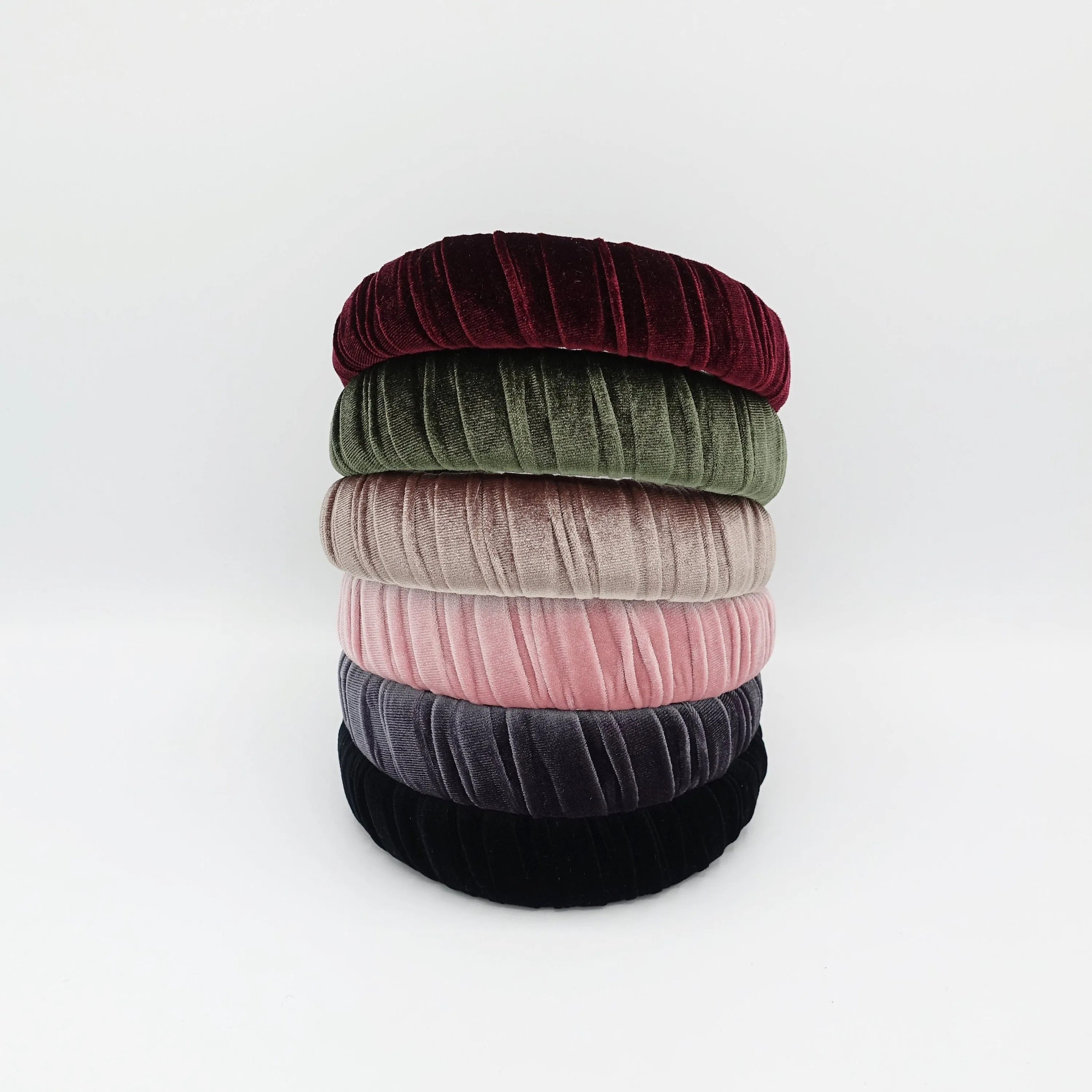 velvet wrap padded headband fashion hair accessory for women