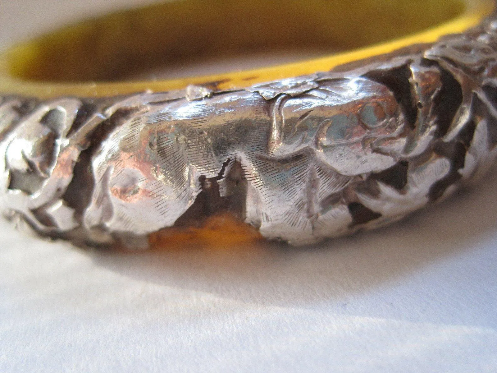 Vintage Resin Bracelet from Nepal or Tibet