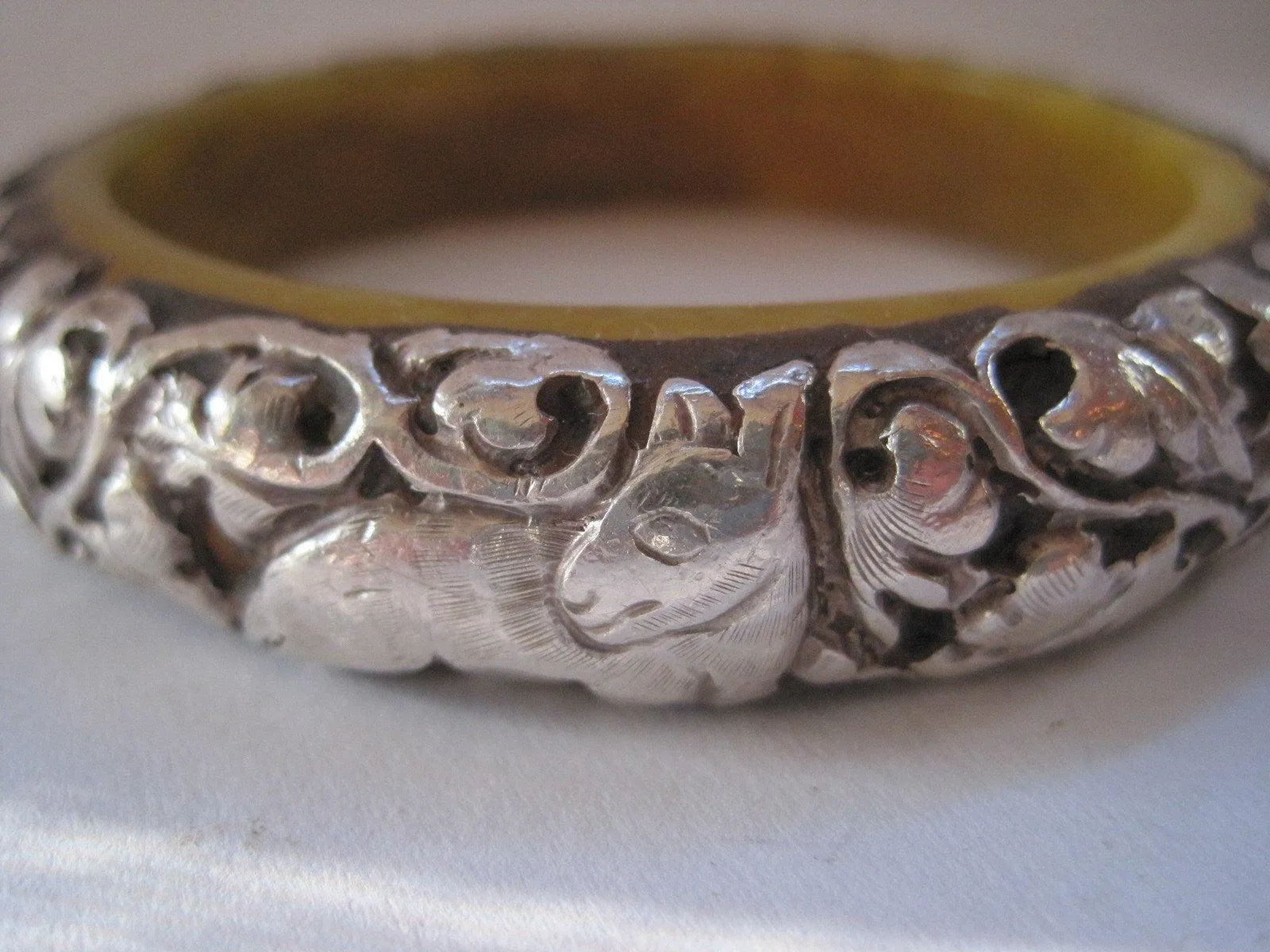 Vintage Resin Bracelet from Nepal or Tibet