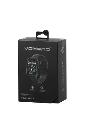 Volkano Chroma Series Smartwatch with black strap