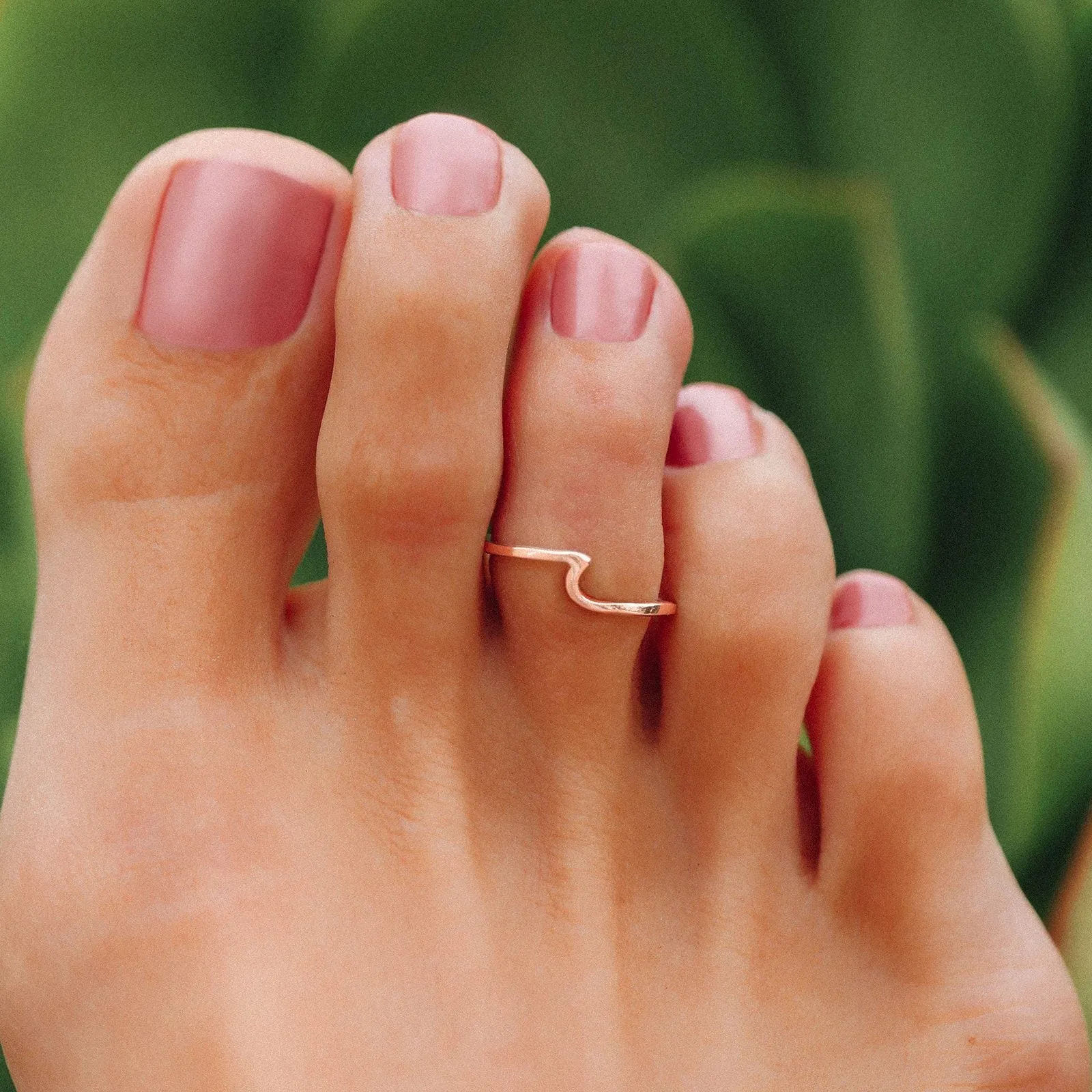 Wave Toe Ring