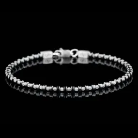 White Moonstone Bracelet VII (2mm)