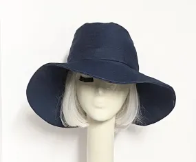 Wide Brim Denim Hat