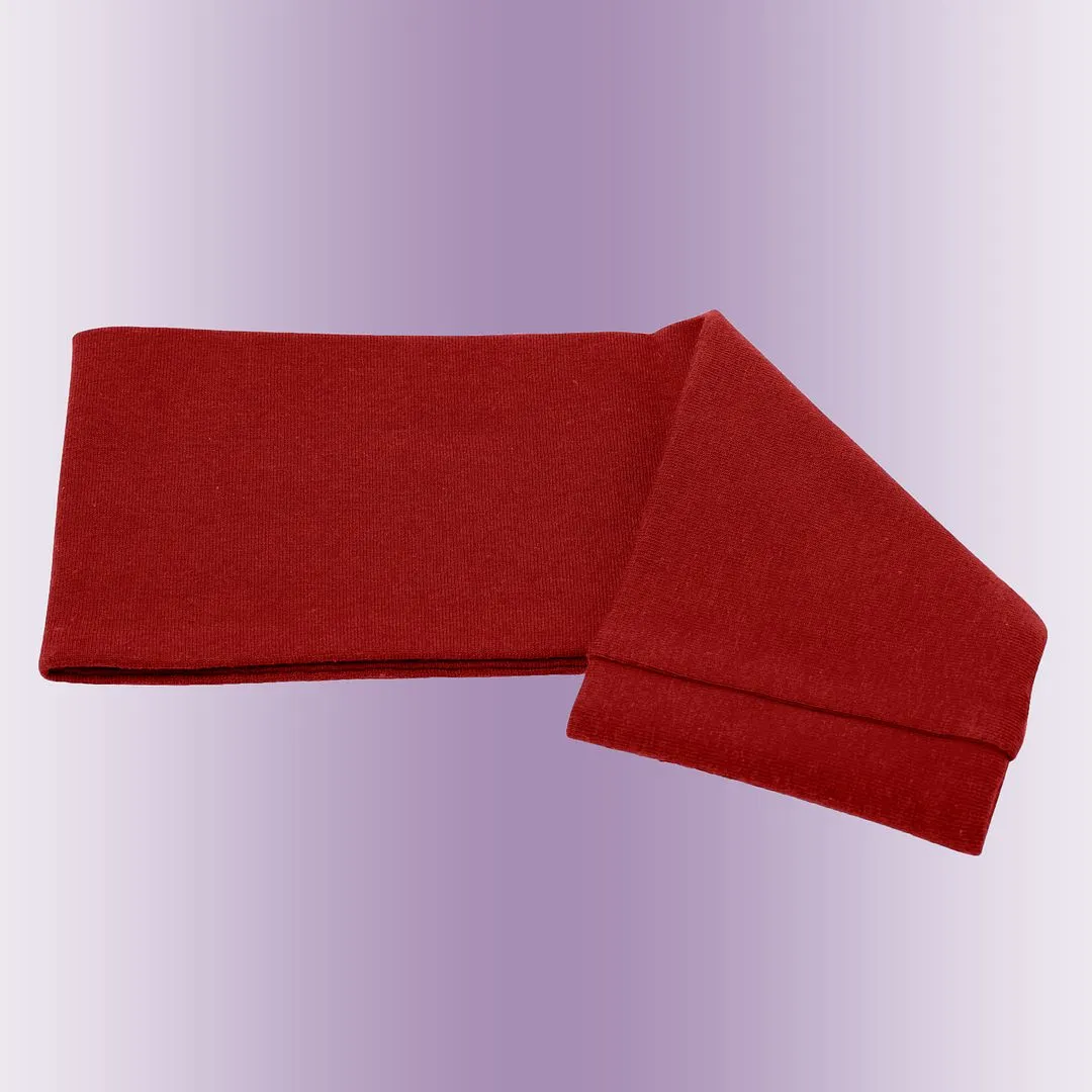 Women's Headbands Cotton Jersey 3" Wide Yoga Fitness Fashion Made in the USA Maroon