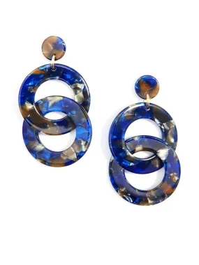 Zenzii Tortoise Chain Drop Earrings